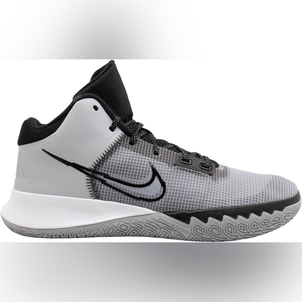 Kyrie flytrap IV “Wolf Grey / Black / Metallic Silver”